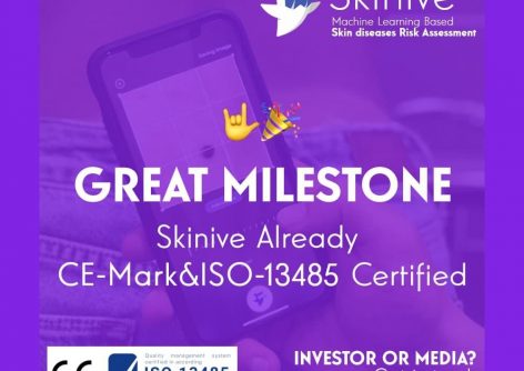 Skinive has been CE Marked as a medical device